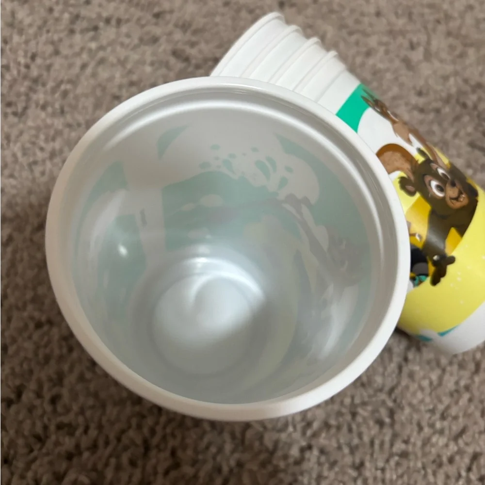 Cartoon Animal Party Cups - White plastic lots of 5